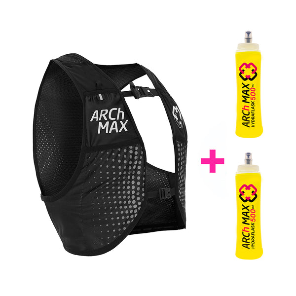 HV-6 Noir Unisexe + 2 Hydraflask 500ml
