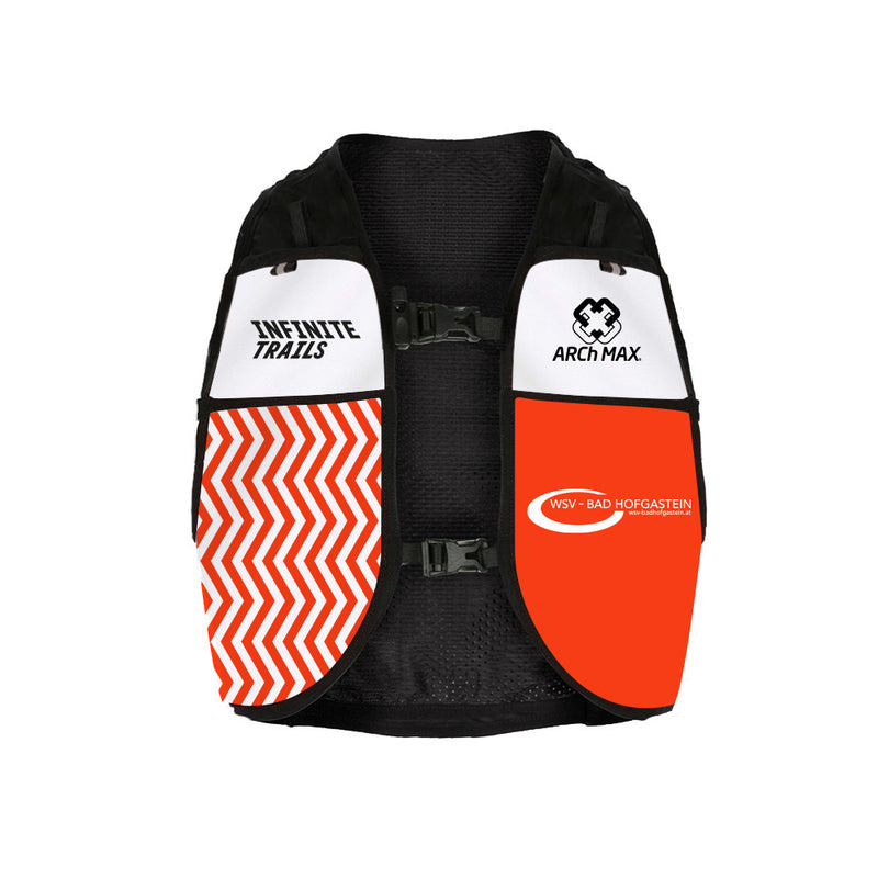 INFINITE TRAILS 2023 Orange | aR WSV Runners Bad Hofgastein + 2 Hydraflask de 500ml + Quiverbag