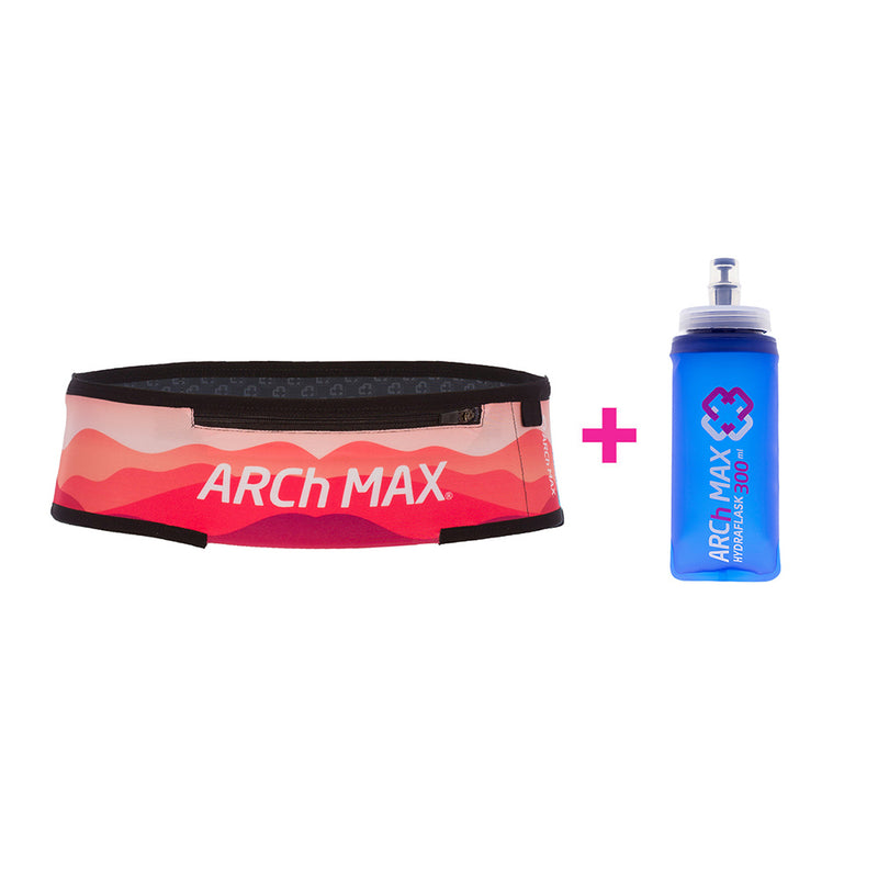 Belt Pro Zip Red + 1 Hydraflask of 300ml
