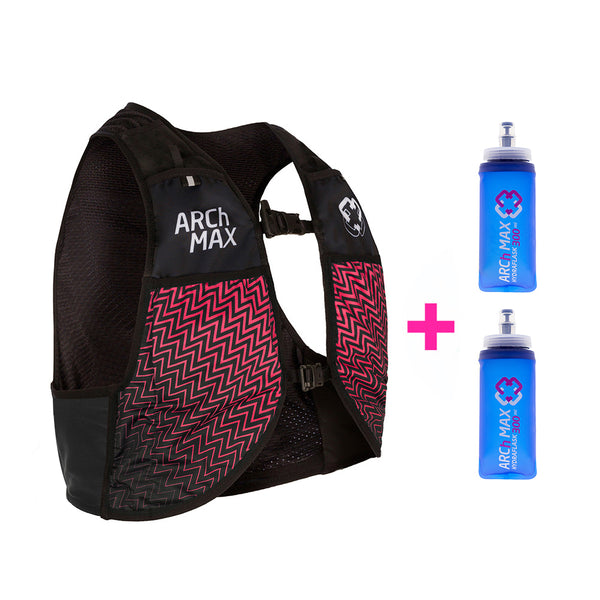HV-2.5 Rojo Unisexe + 2 Hydraflask de 300ml