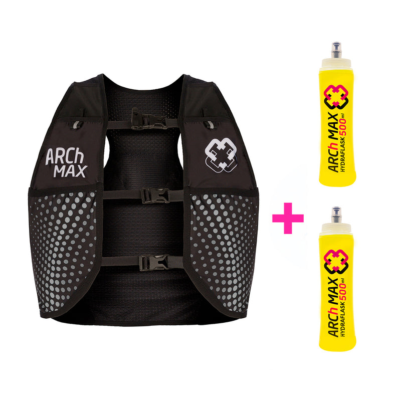 HV-4.5 Black Unisex + 2 Hydraflask 500ml