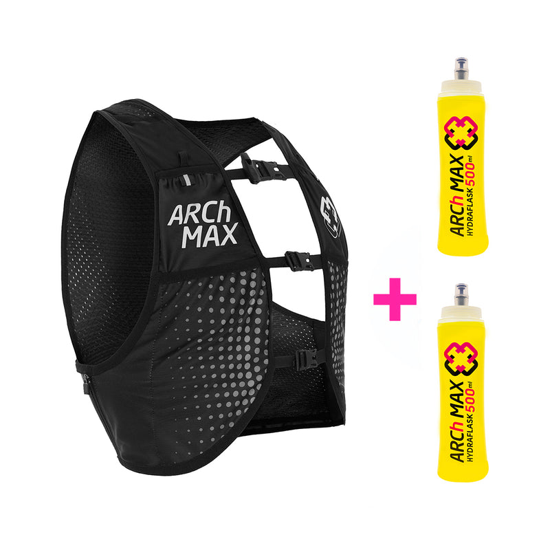 HV-6 Noir Unisexe + 2 Hydraflask 500ml
