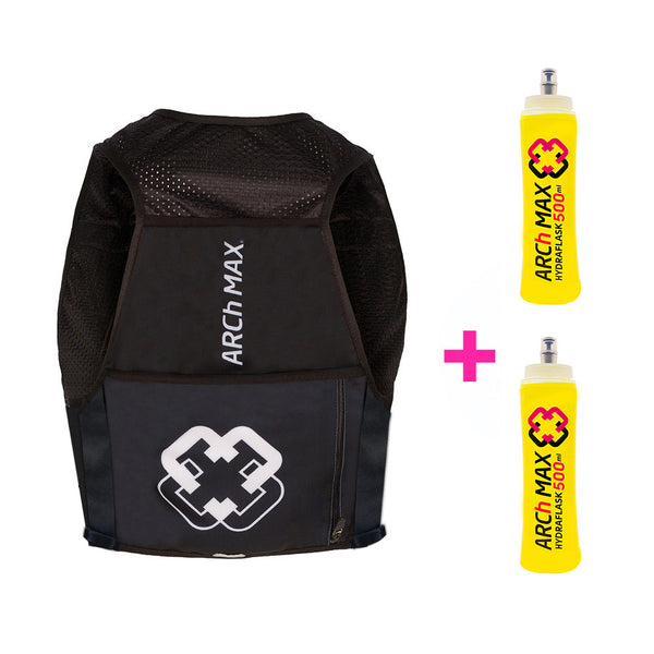 HV-6 Negro Unisex + 2 Hydraflask de 500ml