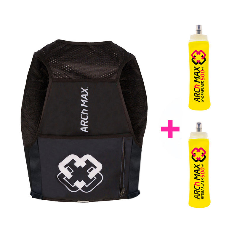 HV-6 Negro Unisexe + 2 Hydraflask de 500ml