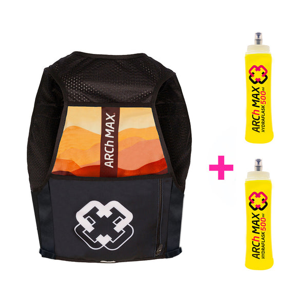 HV-6 Naranja Unisex + 2 Hydraflask de 500ml