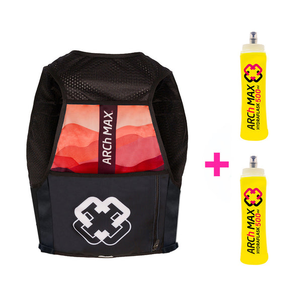 HV-6 Rojo Unisexe + 2 Hydraflask de 500ml