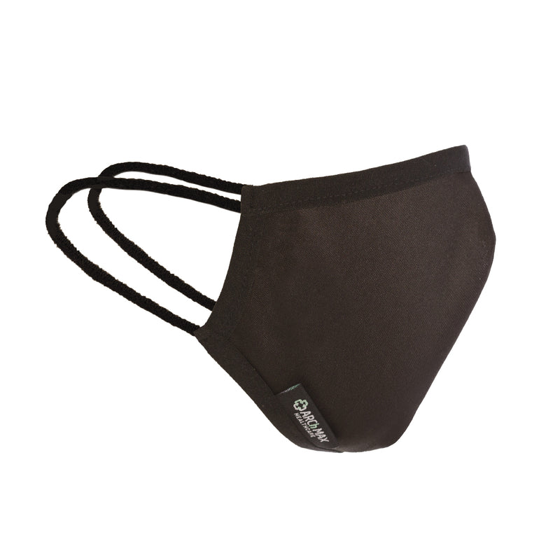 Eco Mask Adultos - Noir - 50 Lavados - Spécification européenne CWA 17553:2020