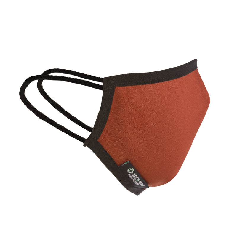 Eco Mask Adultes - Marron - 50 lavages - Spécification européenne CWA 17553:2020