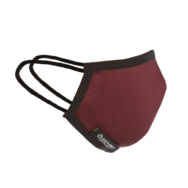 Eco Mask Adultos - Wine - 50 Lavados - European Specification CWA 17553:2020