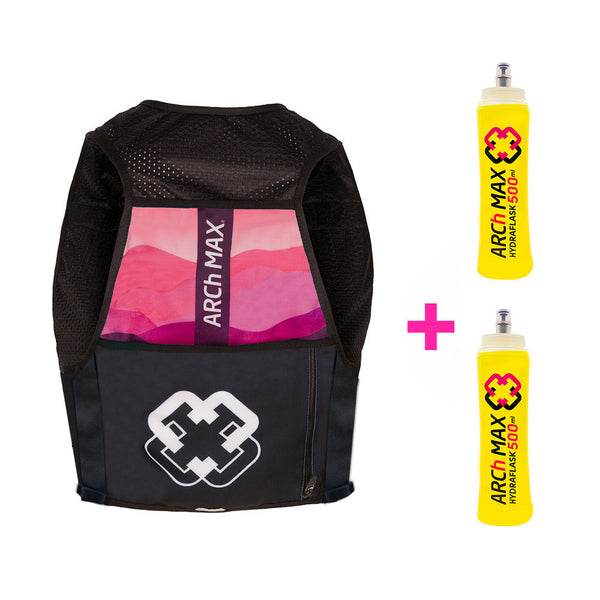 HV-6 Rosa Femme + 2 Hydraflask de 500ml
