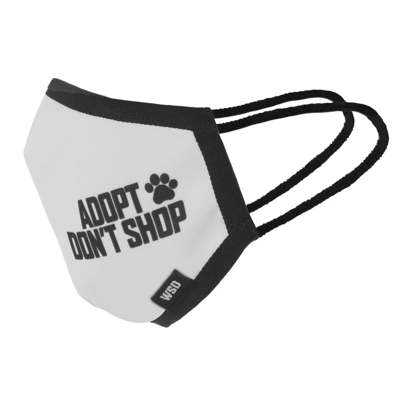 Eco Mask Adultos - Adopt Don't Shop - 50 Lavados - Spécification européenne CWA 17553:2020