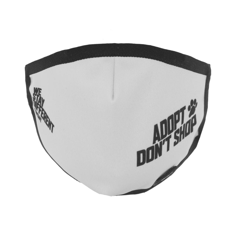 Eco Mask Adultos - Adopt Don't Shop - 50 Lavados - Spécification européenne CWA 17553:2020