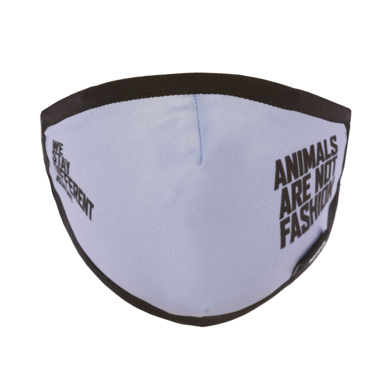 Eco Mask Adultos - Animals Are Not Fashion - 50 Lavados - European Specification CWA 17553:2020