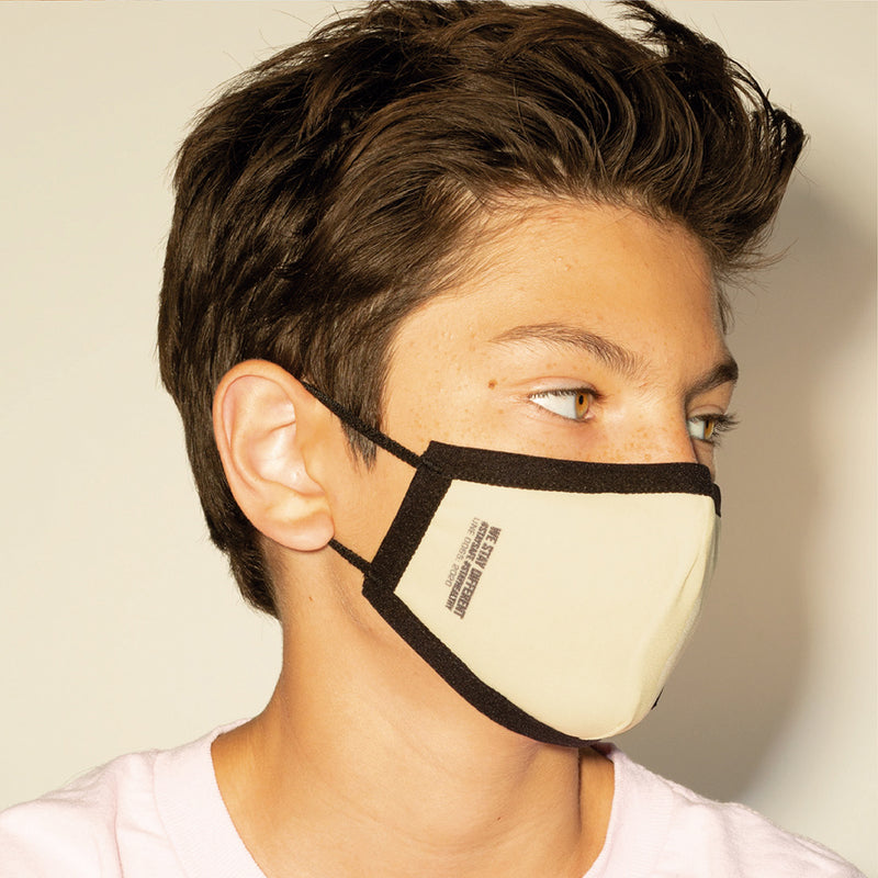 Eco Mask Infantil - Jaune - 50 Lavados - Spécification européenne CWA 17553:2020