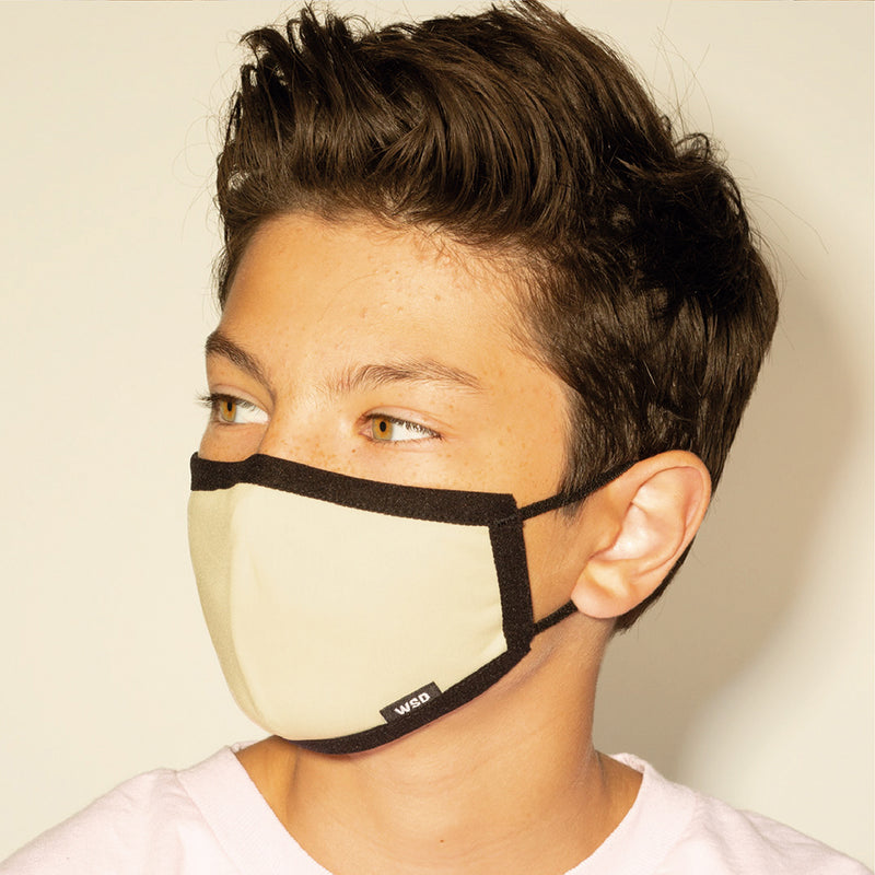 Eco Mask Infantil - Jaune - 50 Lavados - Spécification européenne CWA 17553:2020