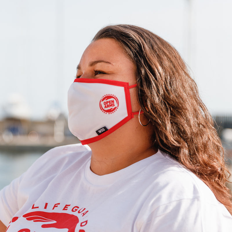 Eco Mask Open Arms Adulto - Blanc - 50 Lavados - Spécification européenne CWA 17553:2020