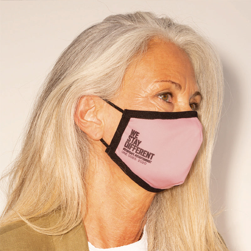 Eco Mask Adultos - Pink Is Not Girly - 50 Lavados - European Specification CWA 17553:2020