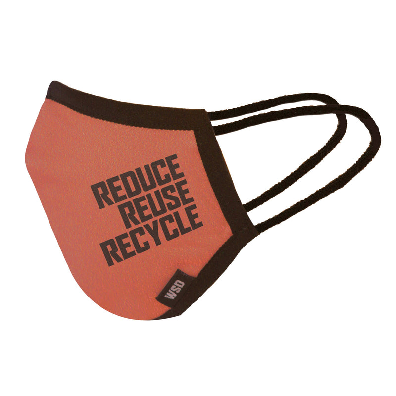 Eco Mask Adultes - Réduire Réutiliser Recycler